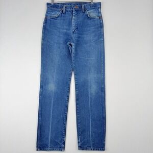 Vintage 90s Wrangler 13MWZ Original Fit Cowboy Jeans Made in USA Fits 31X31